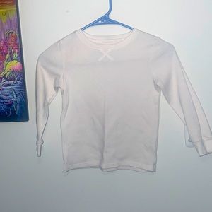 White thermal long sleeve